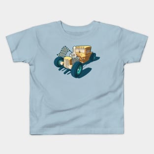 Vintage Racing car Kids T-Shirt